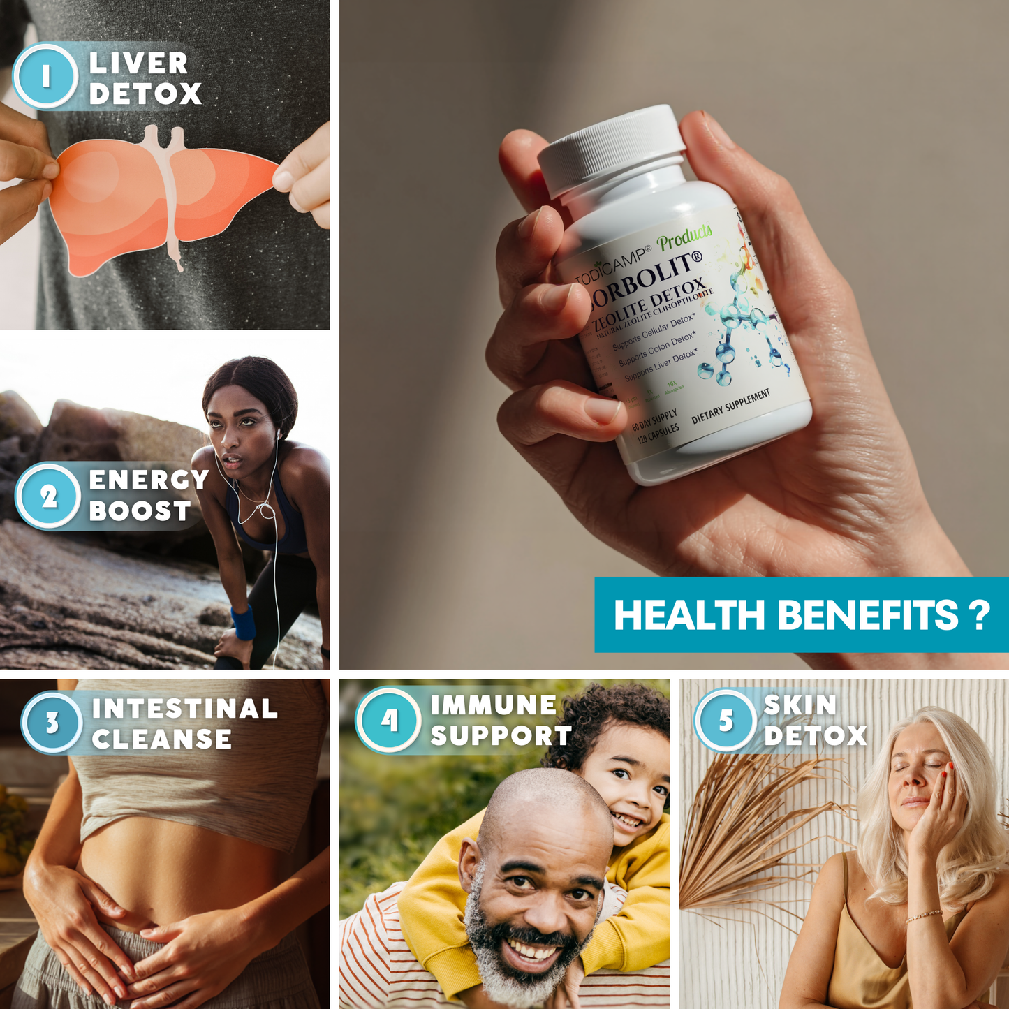 Zeolite Detox Capsules Sorbolit