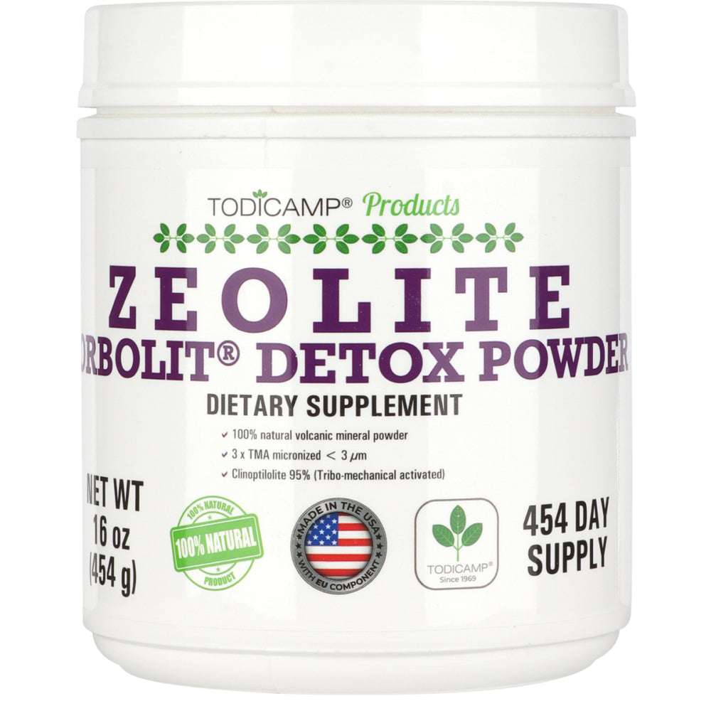 Zeolite Detox Sorbolit Powder - 454 Days Supply